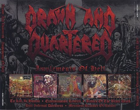 DRAWN AND QUARTED Implements Of Hell (BOXSET) 5CD