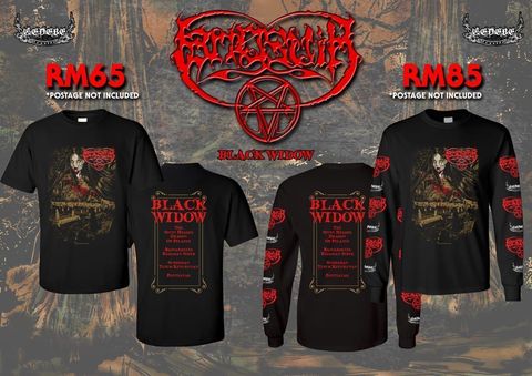 LANGSUIR Black Widow tshirt