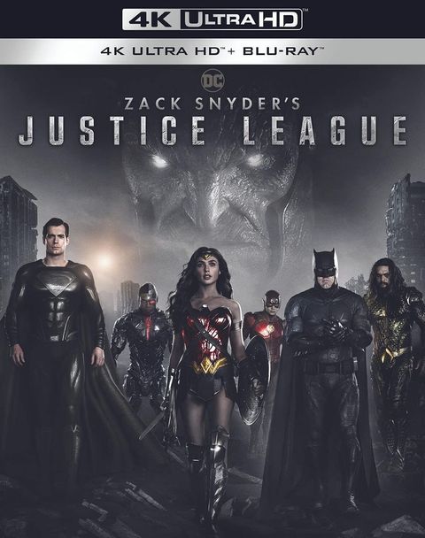 ZACK SNYDER'S JUSTICE LEAGUE 4K Ultra-HD Blu-ray 2-DISCS SLIPCOVER