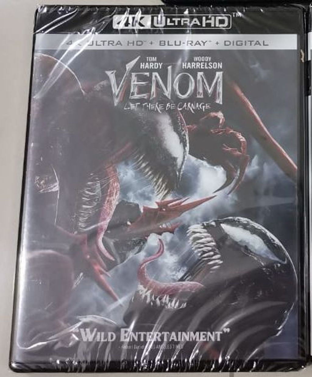 VENOM Let There Be Carnage 4K Ultra-HD Blu-ray 2-DISCS