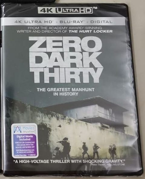 ZERO DARK THIRTY 4K Ultra-HD Blu-ray 2-DISCS