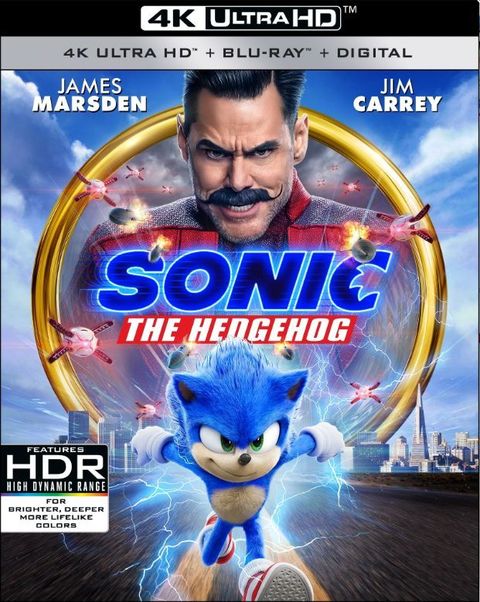 SONIC THE HEDGEHOG 4K Ultra-HD Blu-ray 2-DISCS