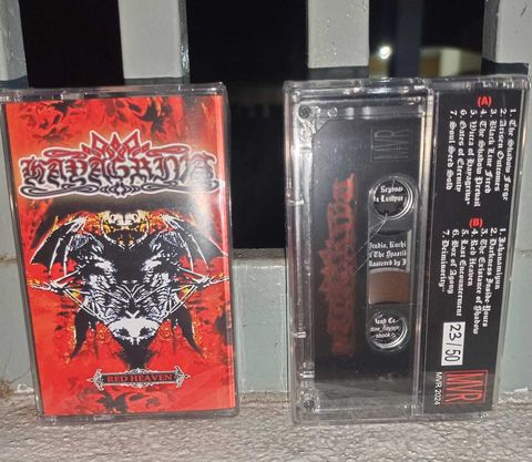 HAYAGRIVA Red Heaven CASSETTE TAPE design #1 (limited to 50)