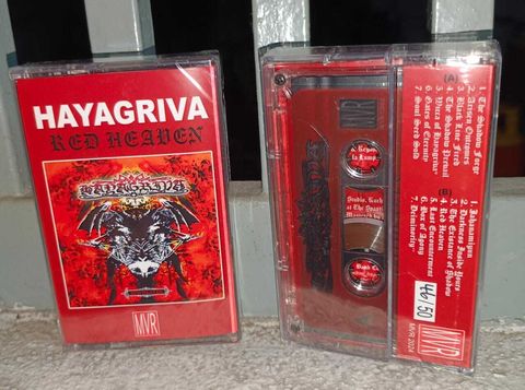 HAYAGRIVA Red Heaven CASSETTE TAPE design #2 (limited to 50)