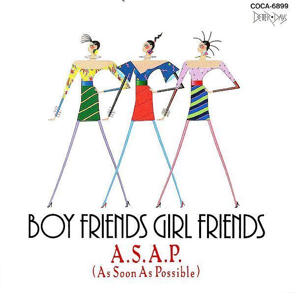 (Used) A.S.A.P. (As Soon As Possible) Boy Friends Girl Friends (JAPAN PRESS) CD