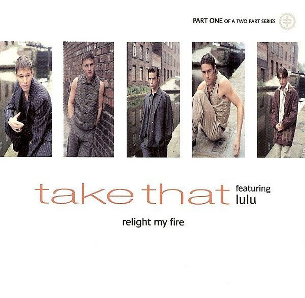(Used) TAKE THAT Featuring LULU Relight My Fire CD1
