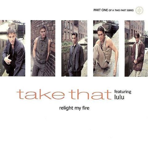(Used) TAKE THAT Featuring LULU Relight My Fire CD1