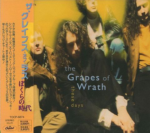 (Used) THE GRAPES OF WRATH These Days (JAPAN PRESS PROMO with OBI) CD