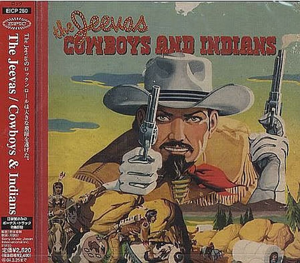 (Used) THE JEEVAS Cowboys And Indians (JAPAN PRESS FAT JEWEL CASE with OBI) CD+DVD