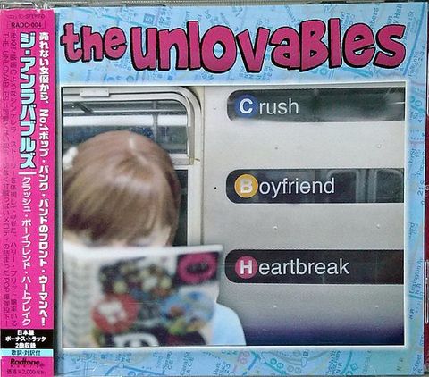 (Used) THE UNLOVABLES Crush, Boyfriend, Heartbreak (JAPAN PRESS with OBI) CD