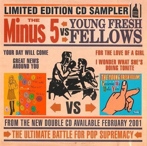 (Used) THE MINUS 5 vs. YOUNG FRESH FELLOWS Young Fresh Fellows vs.The Minus 5 (Limited Edition, Promo, Sampler) CD