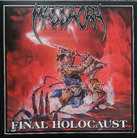 MASSACRA Final Holocaust (Limited Edition, Reissue, Clear w black & bloodred splatter) LP