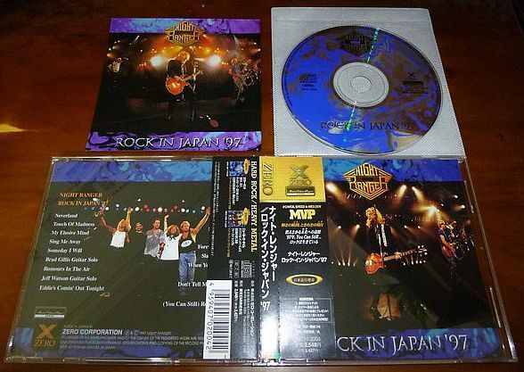 (Used) NIGHT RANGER Rock In Japan '97 (JAPAN PRESS with Lenticular Cover Insert & OBI) CD