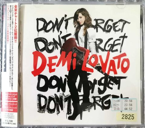 (Used) DEMI LOVATO Don't Forget (JAPAN PRESS with OBI) CD-WhatsApp Image 2024-06-21 at 14.35.01