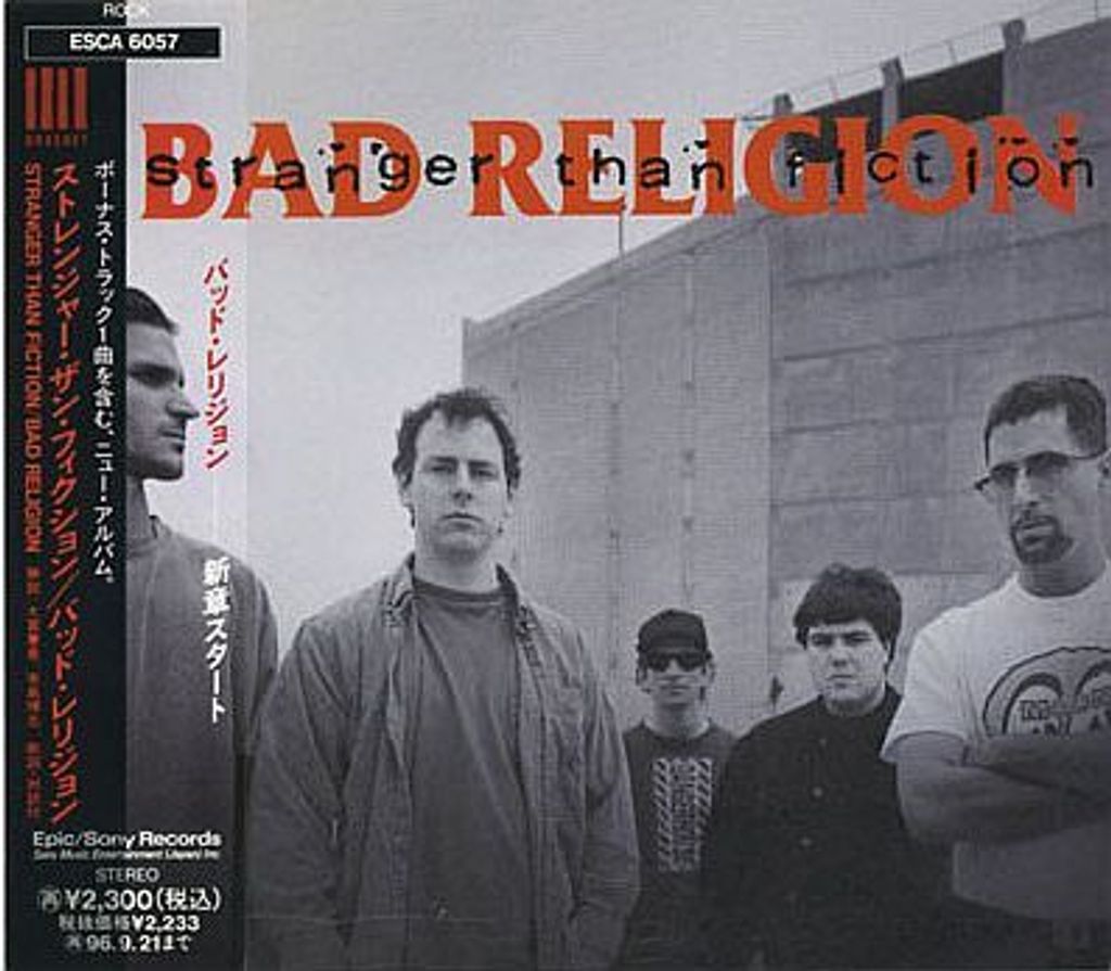 (Used) BAD RELIGION Stranger Than Fiction (JAPAN PRESS with OBI) CD