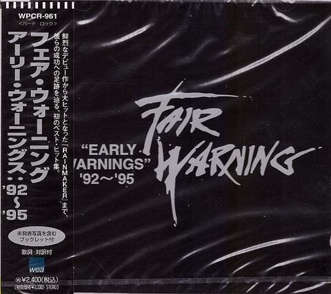 (Used) FAIR WARNING Early Warnings 92~95 (JAPAN PRESS with OBI) CD