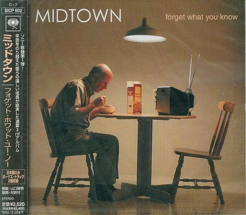 (Used) MIDTOWN Forget What You Know (Japan press with OBI) CD