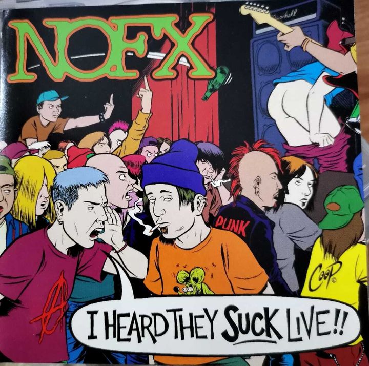 (Used) NOFX ‎I Heard They Suck Live!! CD (US)-WhatsApp Image 2024-07-17 at 14.55.48