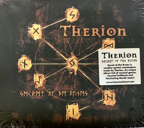 THERION Secret Of The Runes (2022 reissue with slipcase) CD