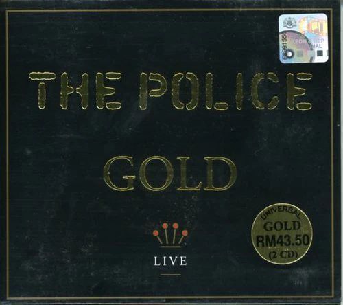 THE POLICE Live! CD (gold cd)