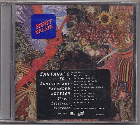 SANTANA Abraxas CD (Reissue, Remastered, 30th Anniversary Expanded Edition)