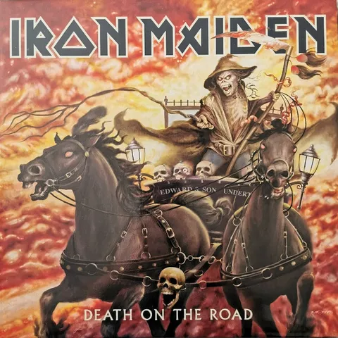 IRON MAIDEN Death On The Road 2LP 1