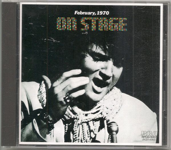 ELVIS PRESLEY On Stage - February, 1970 CD (Japan press no OBI)1