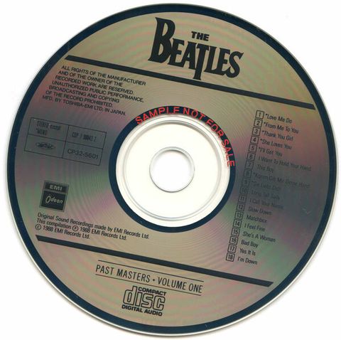 Used) THE BEATLES Past Masters • Volume One CD (Japan press