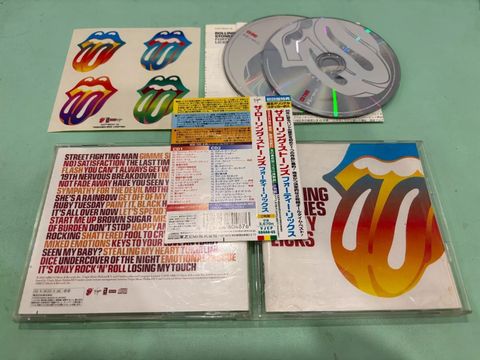 ROLLING STONES Forty Licks 2CD (Japan press with OBI) 2nd variation with sticker