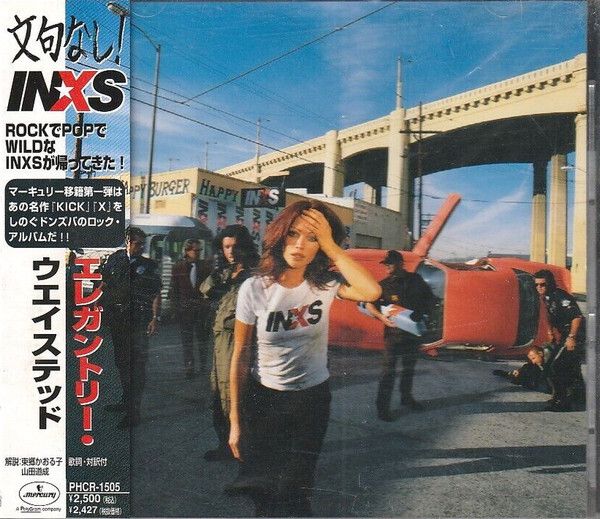 INXS Elegantly Wasted CD (Japan press with OBI)1