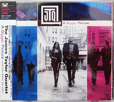 THE JAMES TAYLOR QUARTET A Bigger Picture CD (Japan press with OBI)1