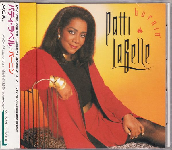 PATTI LaBELLE Burnin' CD (Japan press with OBI)1
