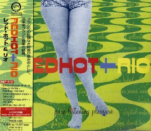 VARIOUS Red Hot + Rio CD (Japan press with OBI) Afro-Cuban Jazz, RnBSwing, Acid Jazz, Salsa, Latin Jazz1