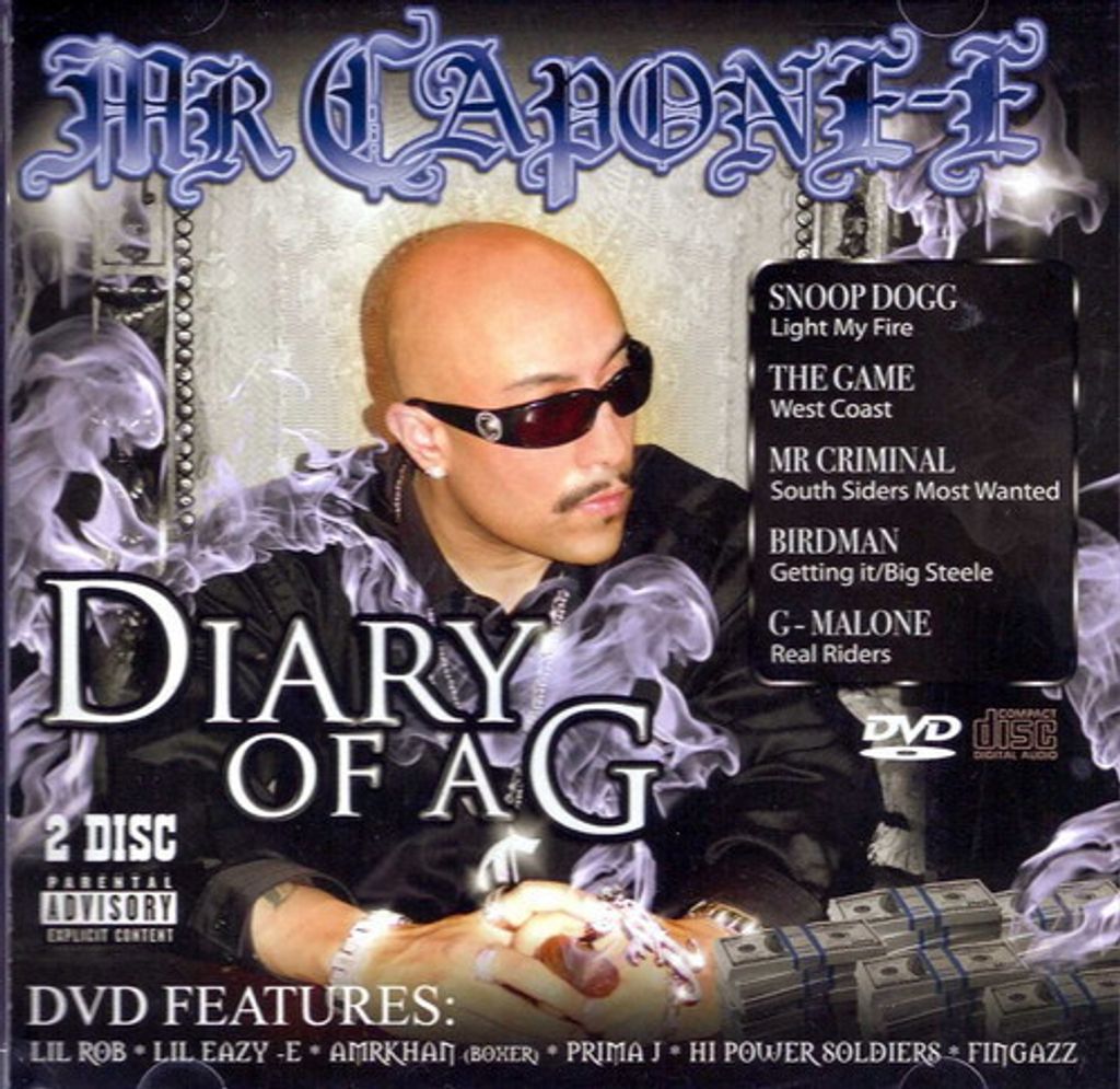 MR. CAPONE-E Diary of a G CD + DVD