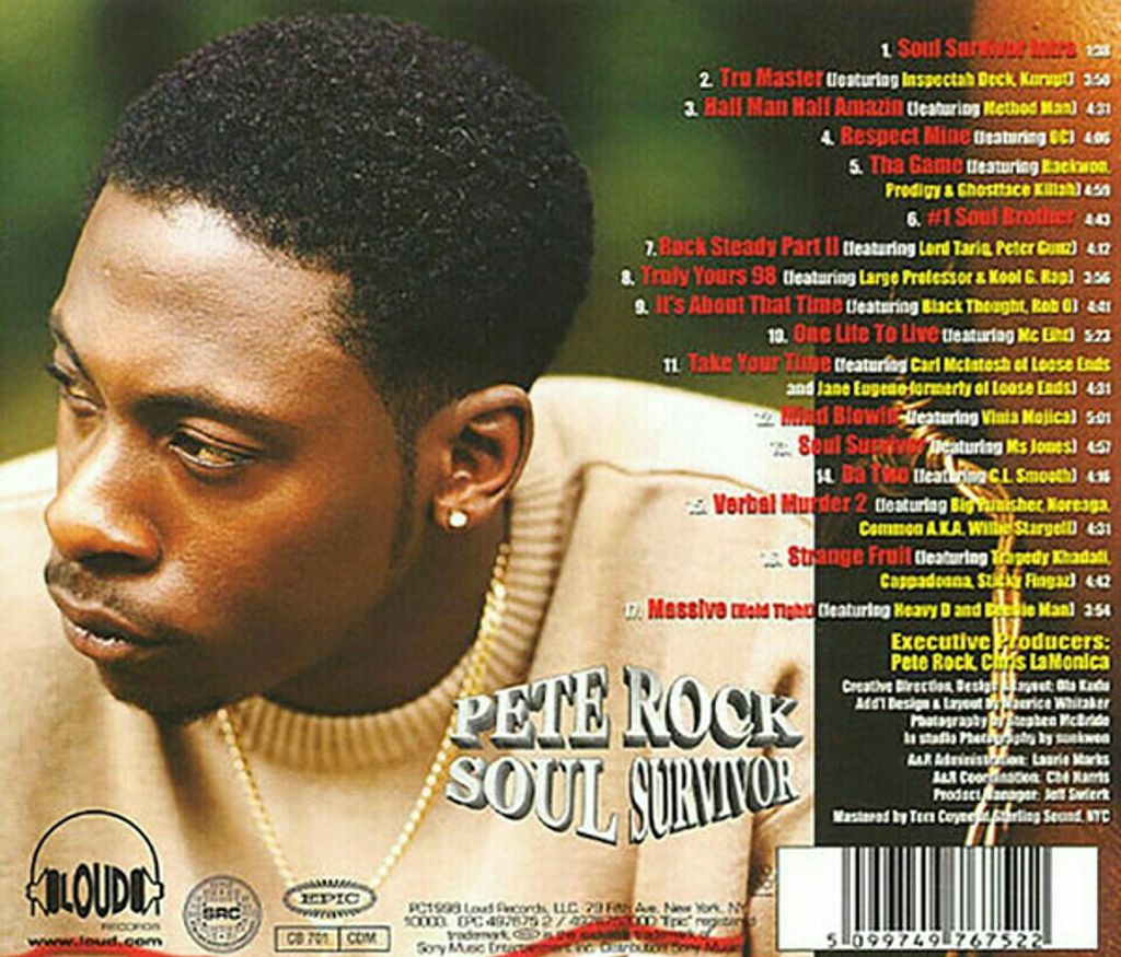 Used) PETE ROCK Soul Survivor CD Hip Hop – Rock At Large