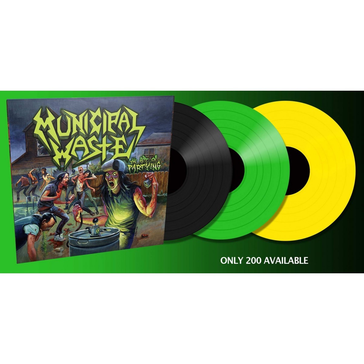 MUNICIPAL WASTE The Art Of Partying (Black) LP.jpg