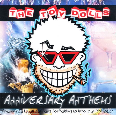 THE TOY DOLLS Anniversary Anthems CD (Japan press no OBI) Punk