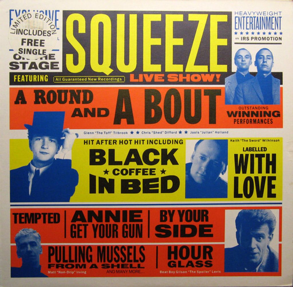 SQUEEZE A Round And A Bout CD (Japan press no OBI) Pop Rock