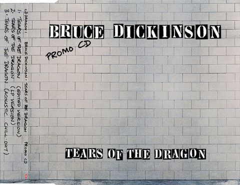 BRUCE DICKINSON Tears Of The Dragon CD single promo1
