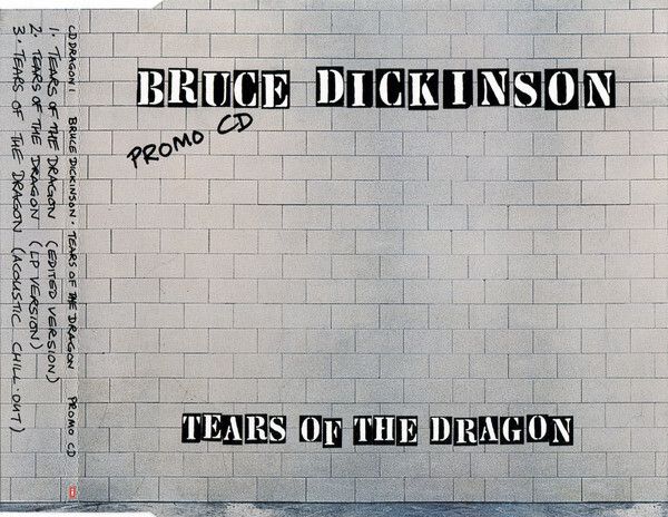 BRUCE DICKINSON Tears Of The Dragon CD single promo1