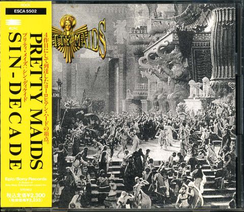 PRETTY MAIDS Sin-Decade CD (Japan press with OBI)1