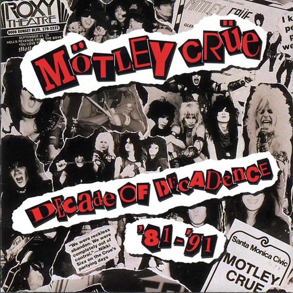 MOTLEY CRUE Decade Of Decadence '81-'91 CD (Japan press no OBI)1
