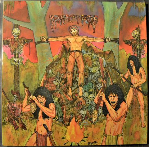 IMPETIGO Ultimo Mondo Cannibale LP (Wild Rags 1990 pressing)
