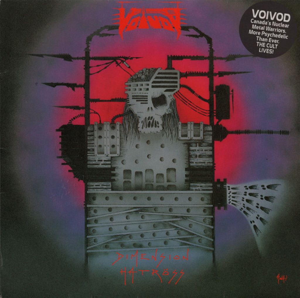 VOIVOD Dimension Hatröss LP (1988 Noise International pressing)1