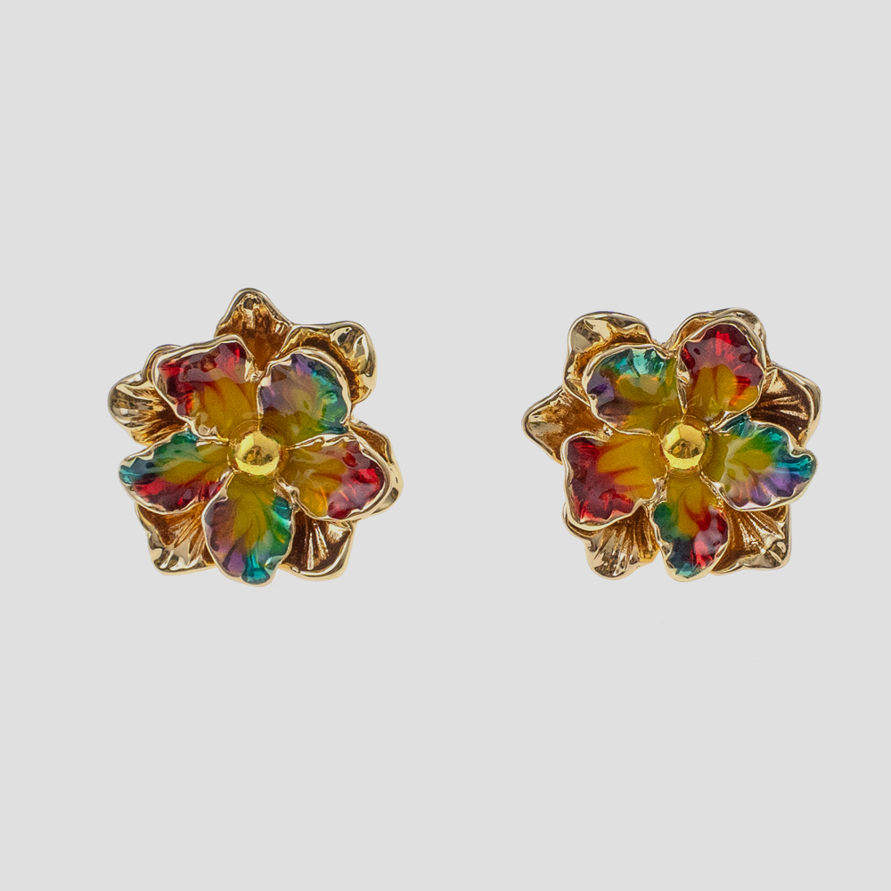 stained-glass-flower-vintage-earrings