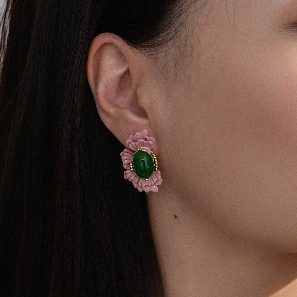 select-pink-green-stone-earrings