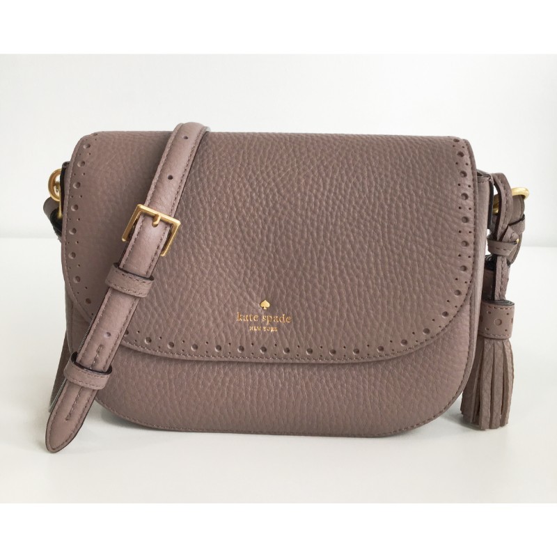 Kate Spade James Street Adelaide Crossbody Leather Bag In Porcini – Tifanc Malaysia