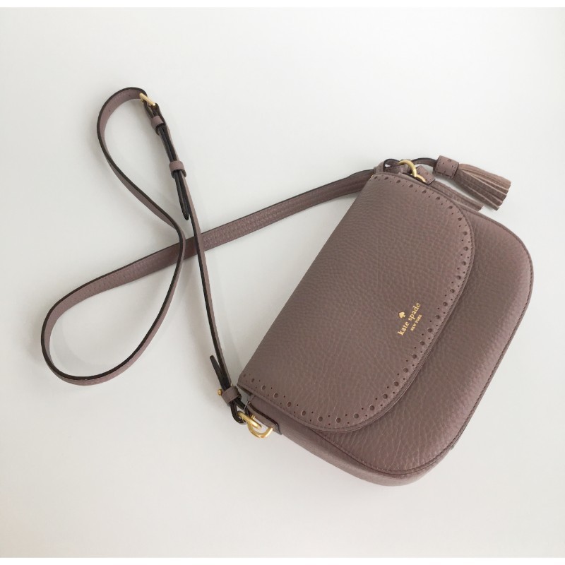 Kate Spade James Street Adelaide Crossbody Leather Bag In Porcini – Tifanc Malaysia