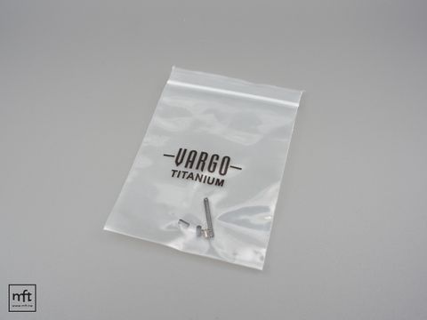 Vargo Titanium Flint Lighter – Accendifuoco In Titanio E Pietra Focaia – Ultraleggero Per Sopravvivenza E Campeggio