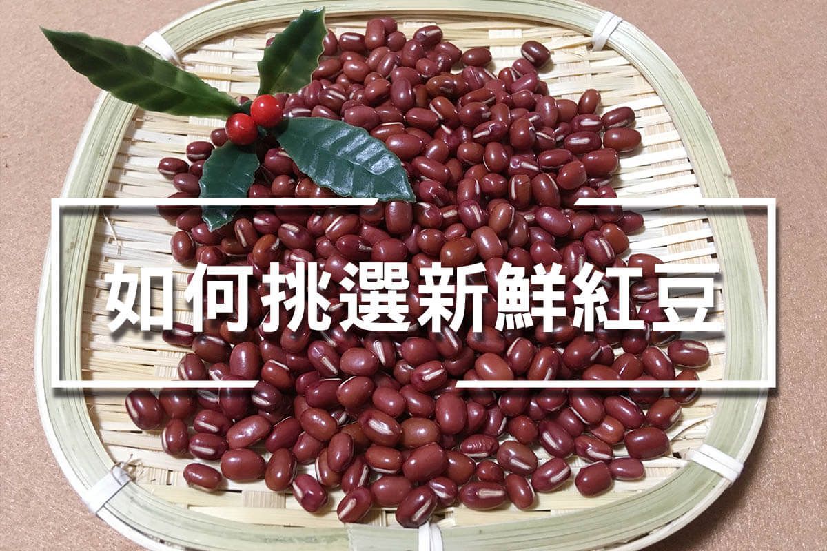[育聖園地-友善農場]挑選新鮮好吃紅豆的方法